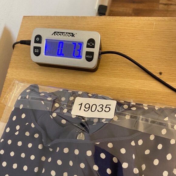 Fossil Dress Womens 2 Navy Polka Dot Silk Fit & Flare Raglan Short Sleeve Mini - Picture 10 of 10